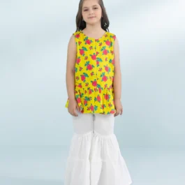 Printed Cotton Satin Dress