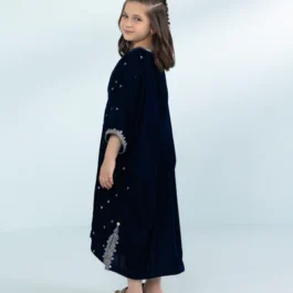 Embroidered Velvet Kaftan