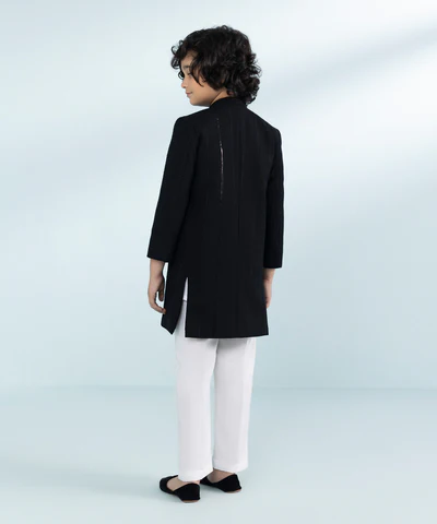Embroidered Jacquard Waistcoat - Image 3