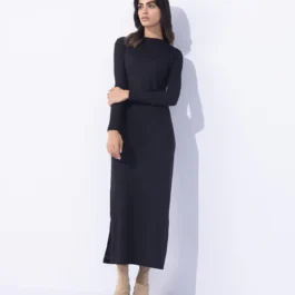 Jersey Ribbed Dress