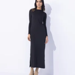 Jersey Ribbed Dress